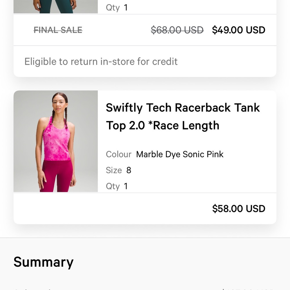 Swiftly Tech Racerback Tank Top 2.0 in Pink
